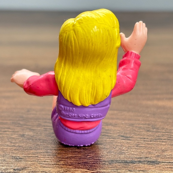 VINTAGE SNAPS Burger King Kids Toy Club Girl Photographer Camera Figure 1990 - Picture 4 of 7